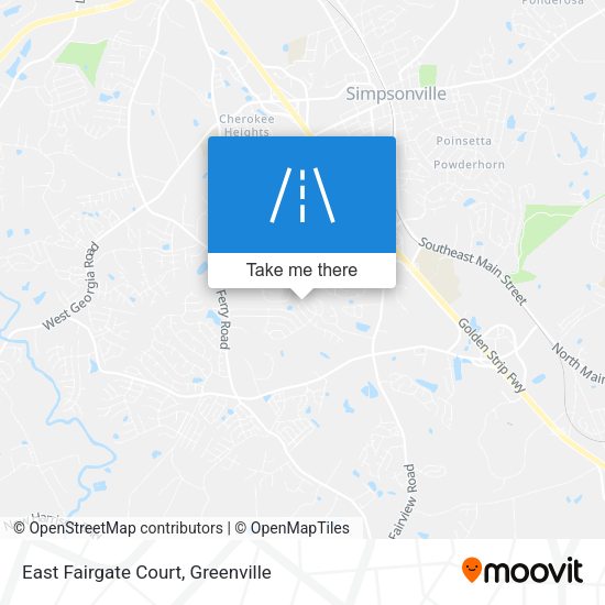 East Fairgate Court map