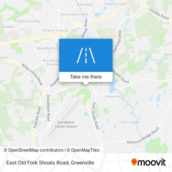 Mapa de East Old Fork Shoals Road