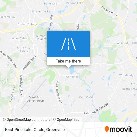East Pine Lake Circle map