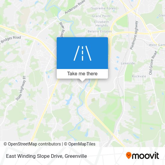 Mapa de East Winding Slope Drive