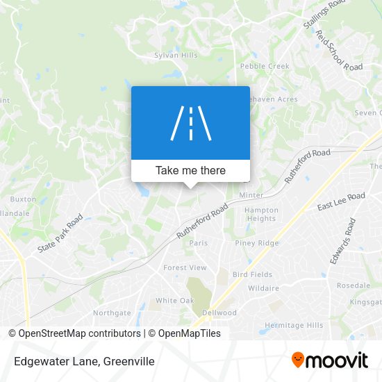 Mapa de Edgewater Lane
