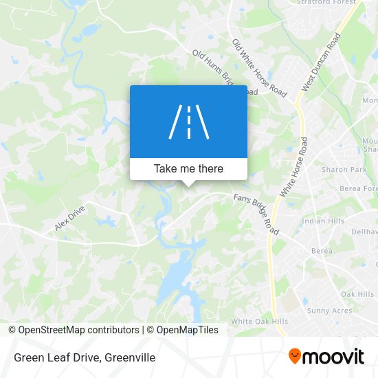 Green Leaf Drive map