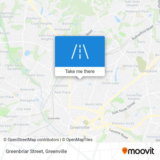 Mapa de Greenbriar Street