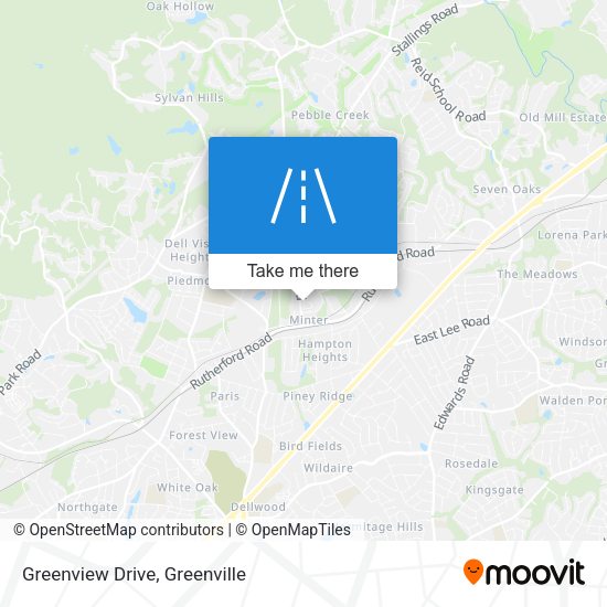 Greenview Drive map