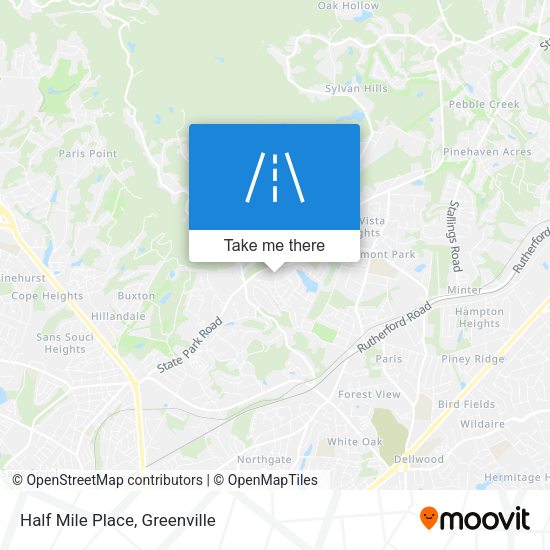 Half Mile Place map