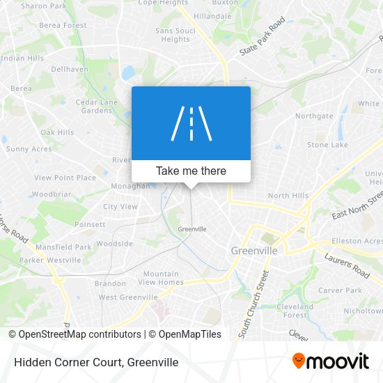 Hidden Corner Court map
