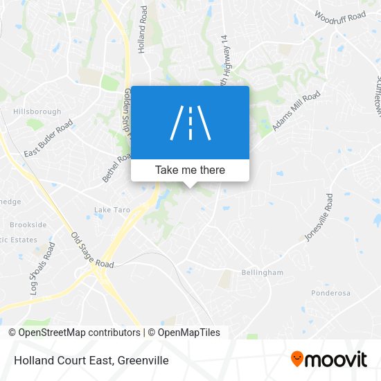 Holland Court East map