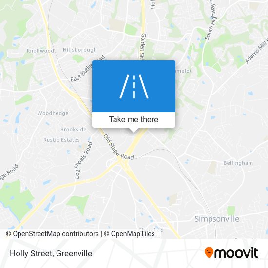 Mapa de Holly Street