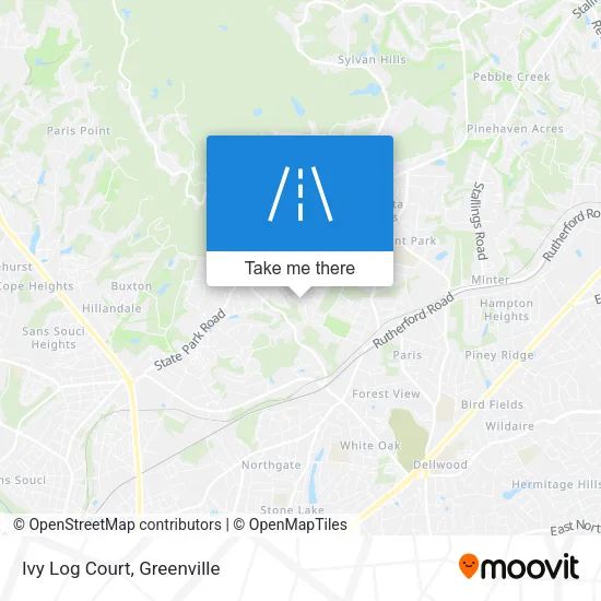 Mapa de Ivy Log Court