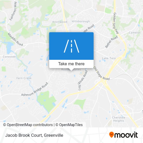 Mapa de Jacob Brook Court