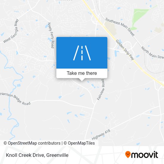 Knoll Creek Drive map