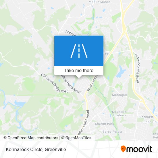 Mapa de Konnarock Circle