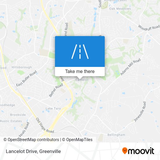 Mapa de Lancelot Drive
