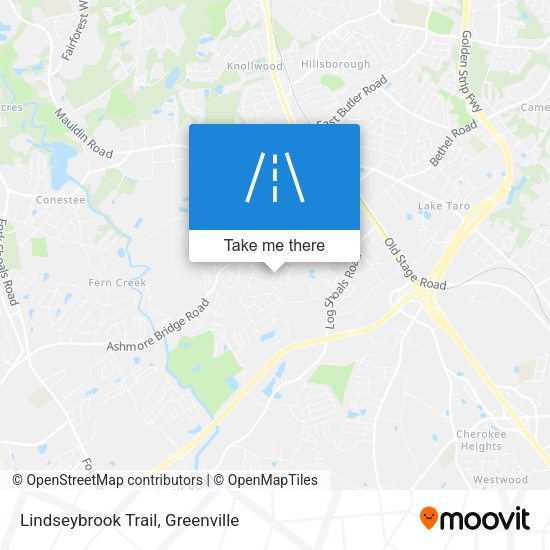 Mapa de Lindseybrook Trail