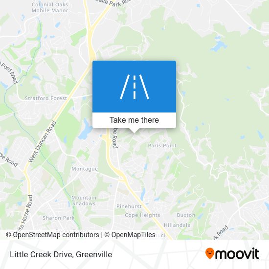 Little Creek Drive map