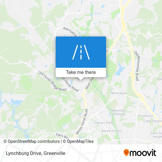 Mapa de Lynchburg Drive
