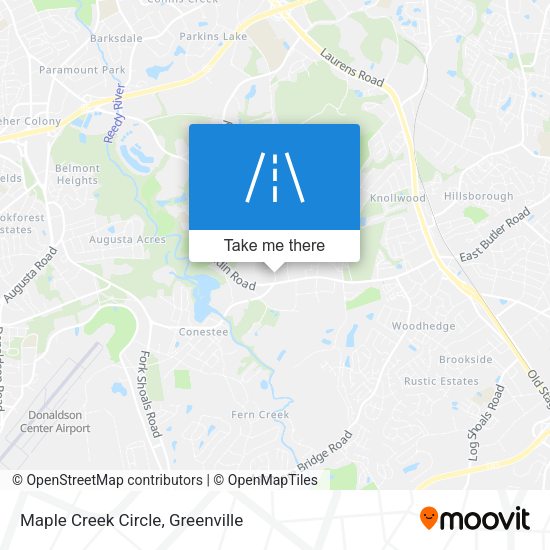 Maple Creek Circle map
