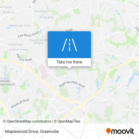 Mapa de Maplewood Drive