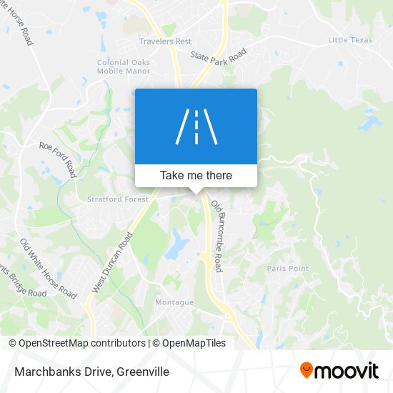 Marchbanks Drive map