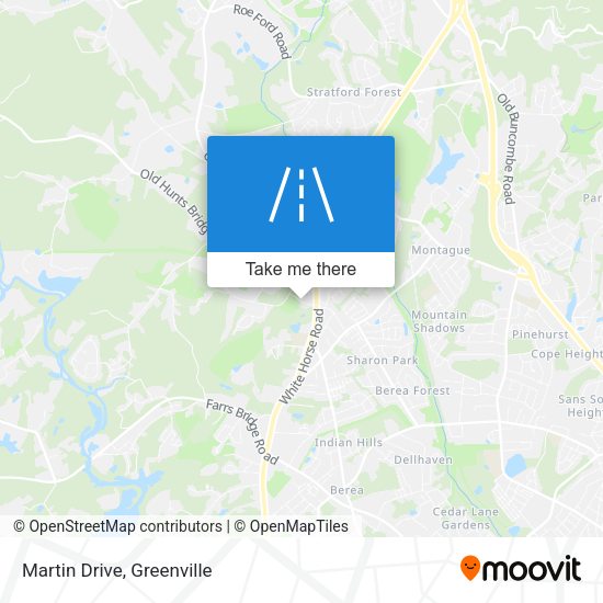 Martin Drive map