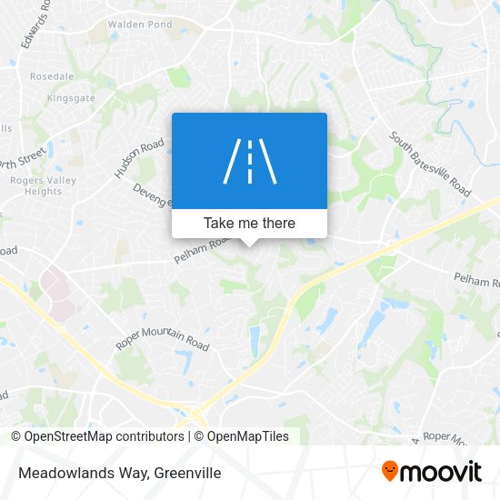 Meadowlands Way map
