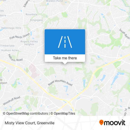Misty View Court map