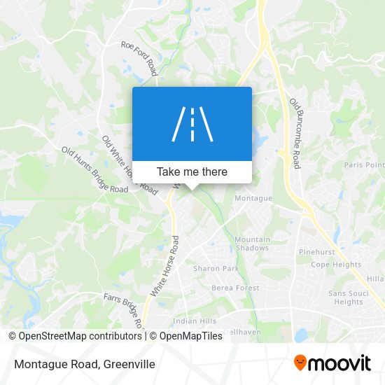 Mapa de Montague Road