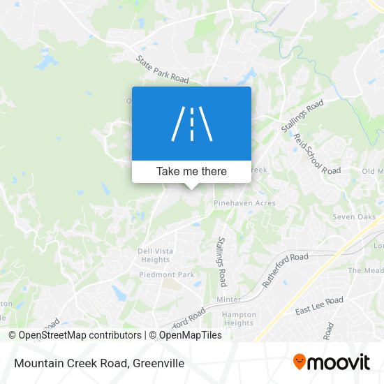 Mapa de Mountain Creek Road