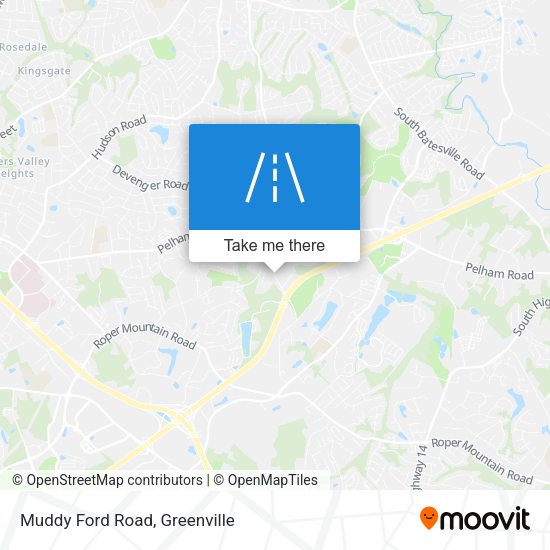 Muddy Ford Road map