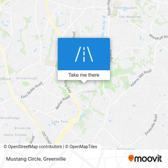 Mapa de Mustang Circle
