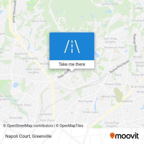 Mapa de Napoli Court