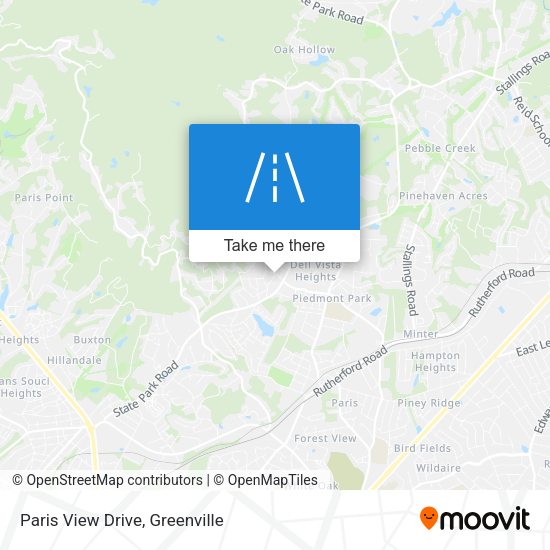 Paris View Drive map