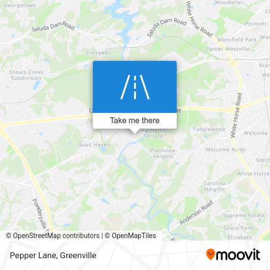Mapa de Pepper Lane