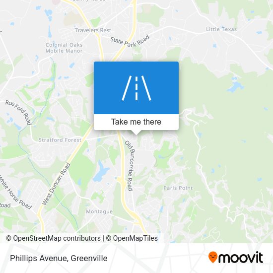 Mapa de Phillips Avenue