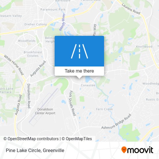 Pine Lake Circle map