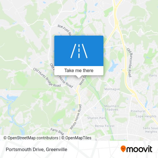 Portsmouth Drive map