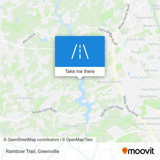 Mapa de Rainbow Trail