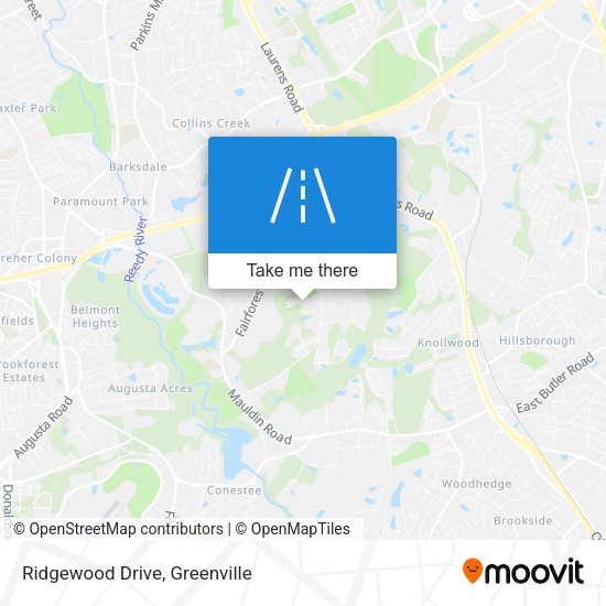 Ridgewood Drive map