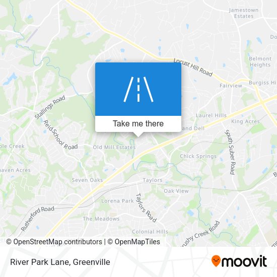 Mapa de River Park Lane