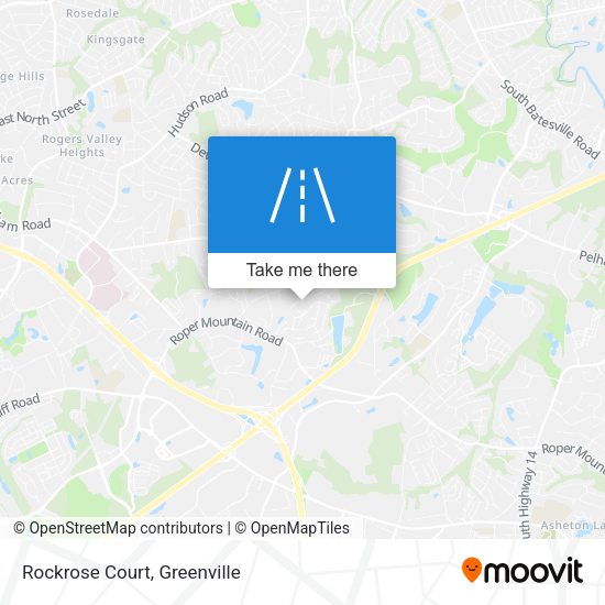 Rockrose Court map