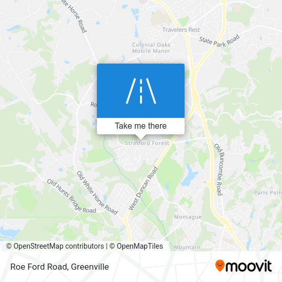 Mapa de Roe Ford Road