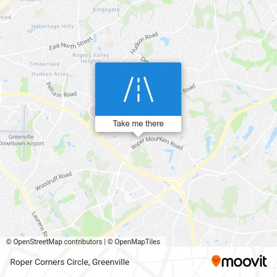 Roper Corners Circle map