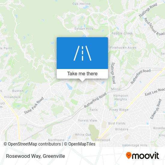 Mapa de Rosewood Way