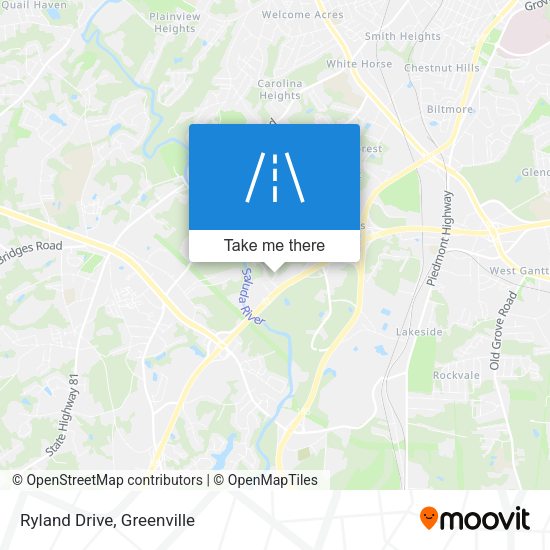 Mapa de Ryland Drive