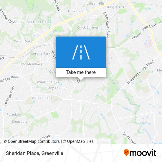 Sheridan Place map