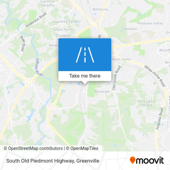 Mapa de South Old Piedmont Highway