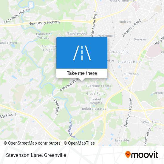 Stevenson Lane map