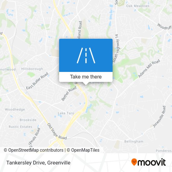 Tankersley Drive map