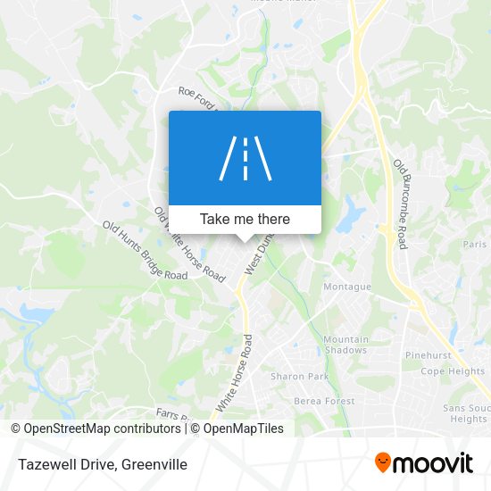 Mapa de Tazewell Drive