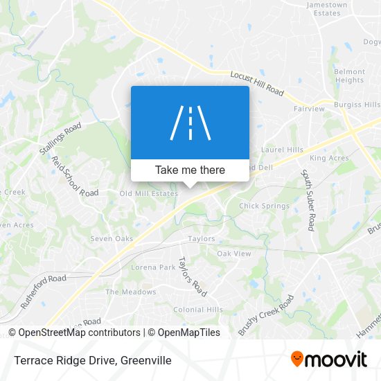 Mapa de Terrace Ridge Drive